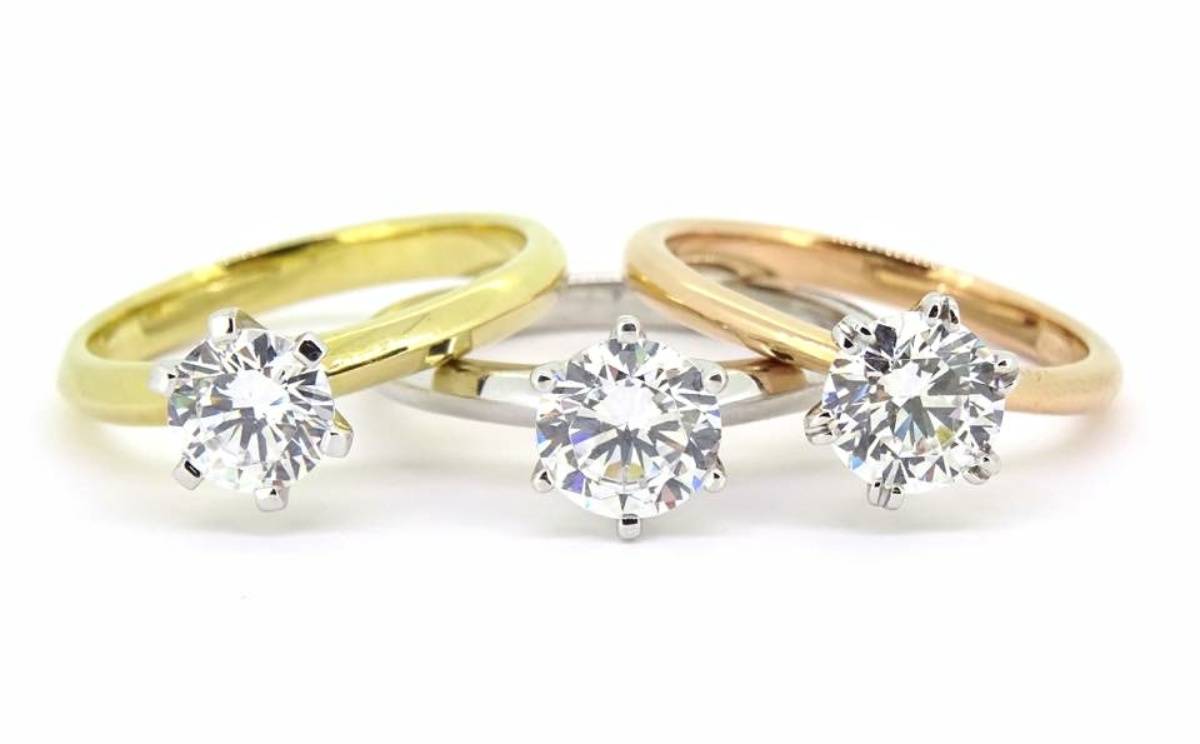 Andrew Mazzone solitaire diamond rings