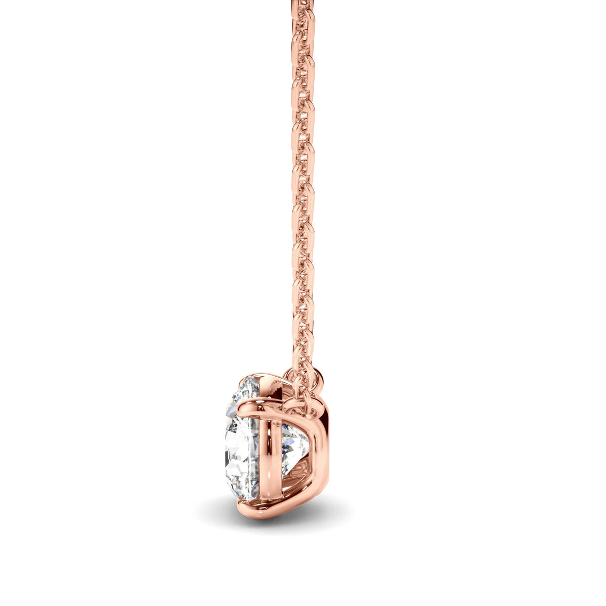 Round Brilliant Cut Diamond Necklet
