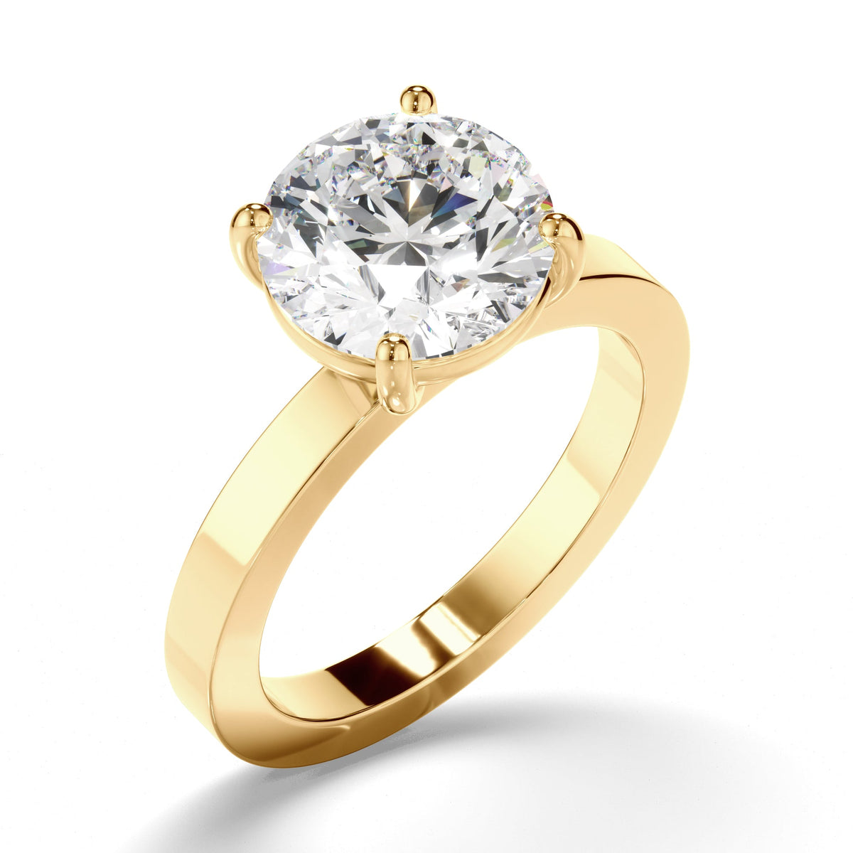 Round Brilliant Cut Diamond Solitaire Engagement Ring