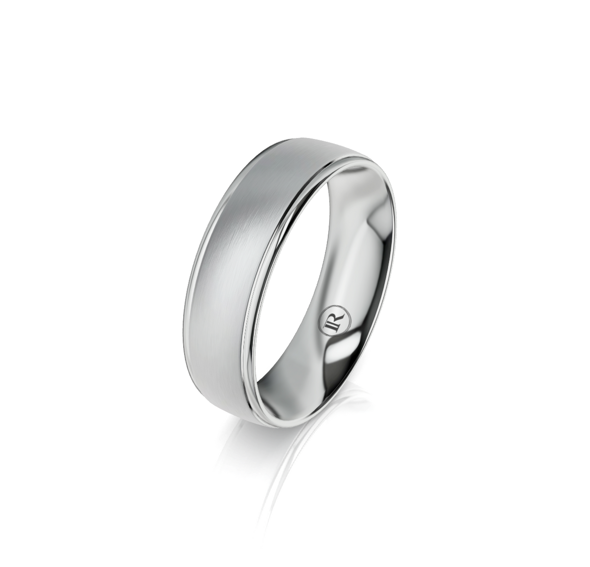 9ct White Gold Wedding Ring