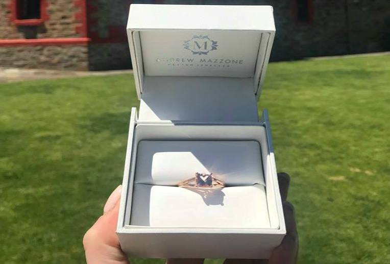 Marg & Greg morganite ring)