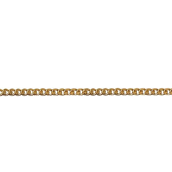 Diamond cut curb chain