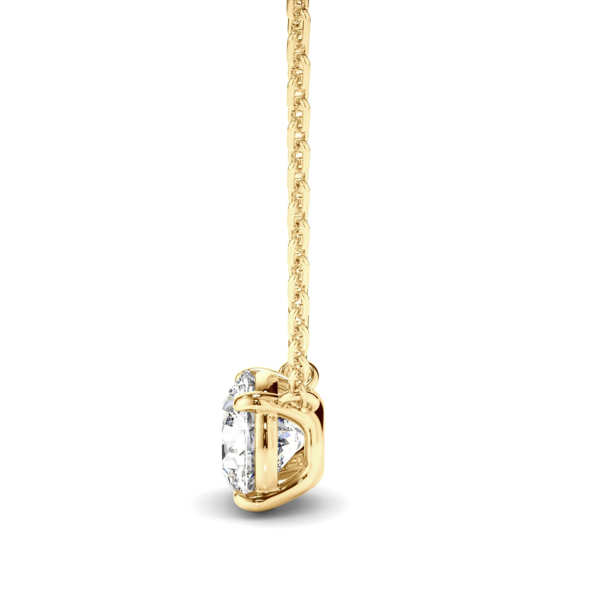 Round Brilliant Cut Diamond Necklet