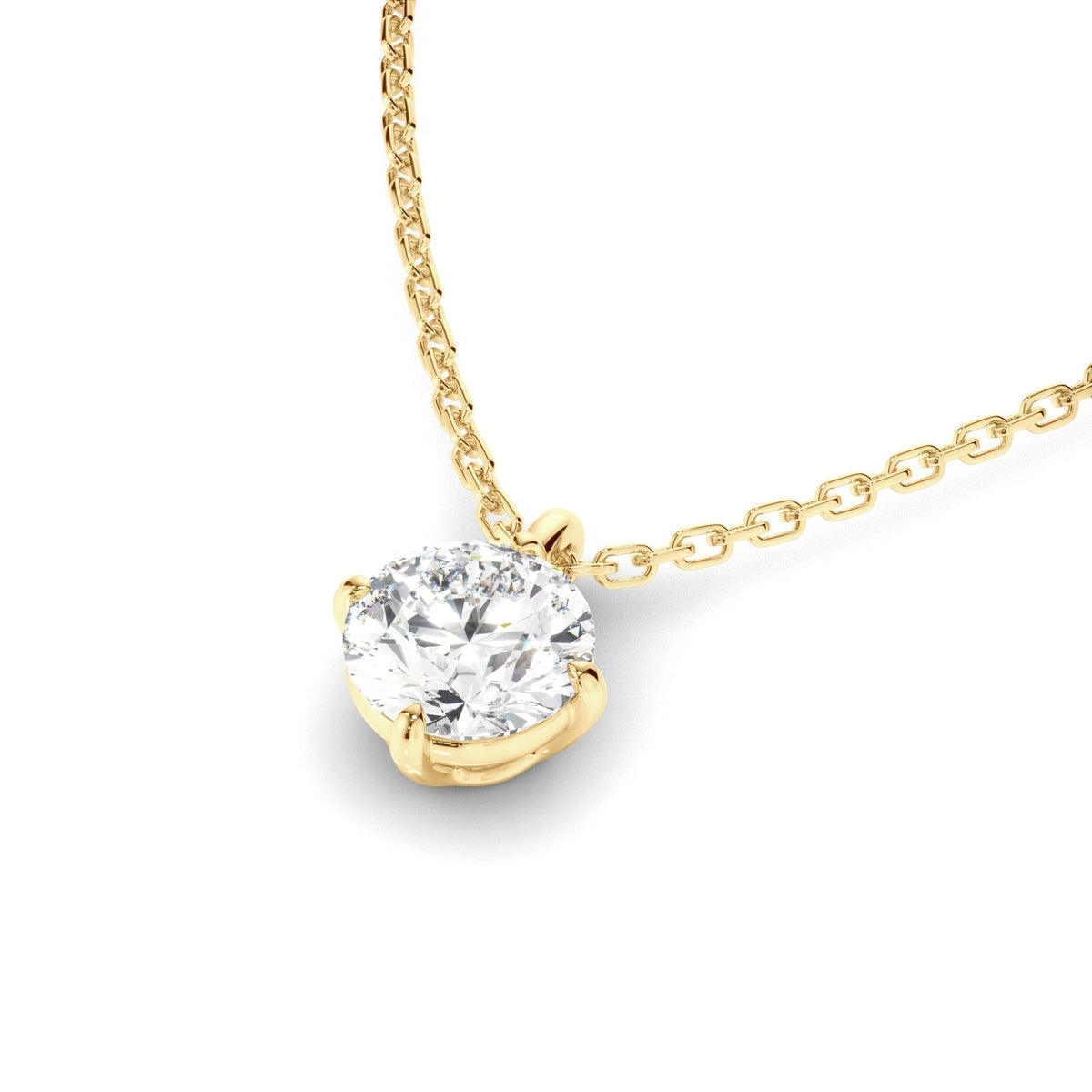 Round Brilliant Cut Diamond Pendant