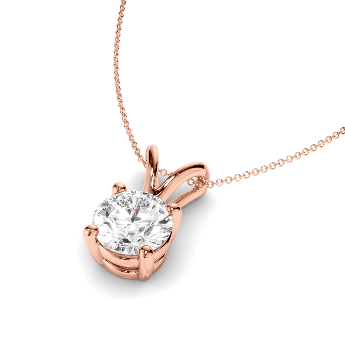 Round Brilliant Cut Diamond Pendant