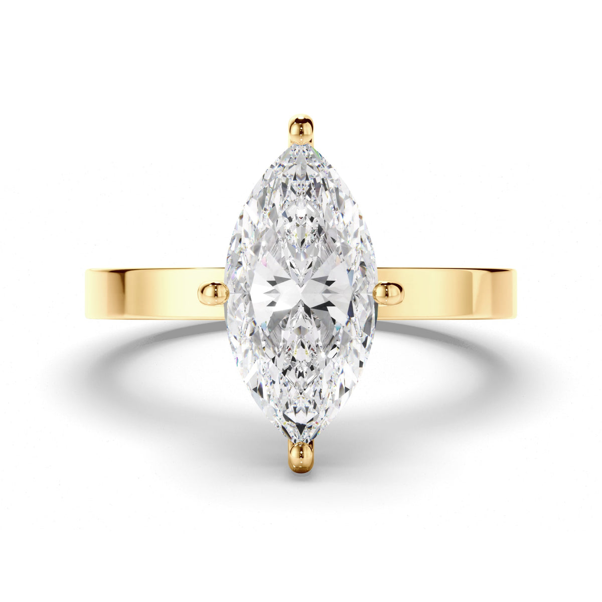 Marquise Cut Diamond Solitaire Engagement Ring