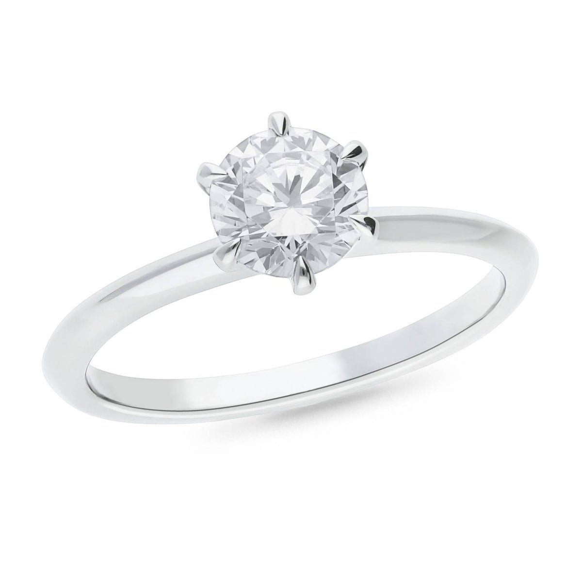 1.00ct Round Brilliant Cut Lab-grown Diamond Engagement Ring