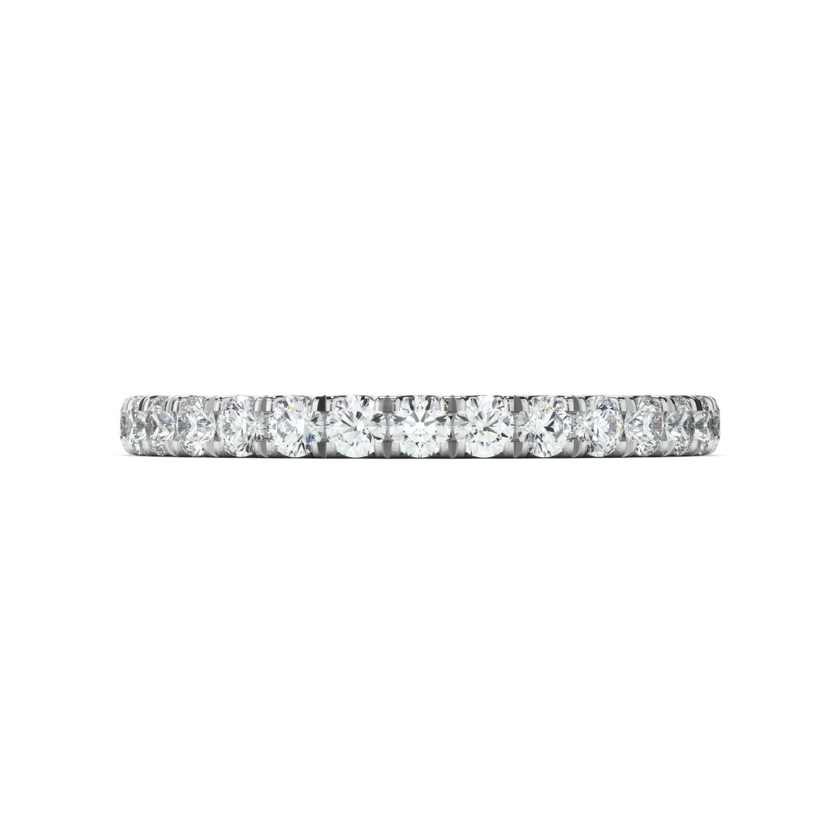 Diamond Claw Set Eternity Wedding Ring