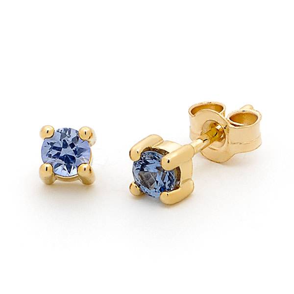 Ceylon sapphire earrings