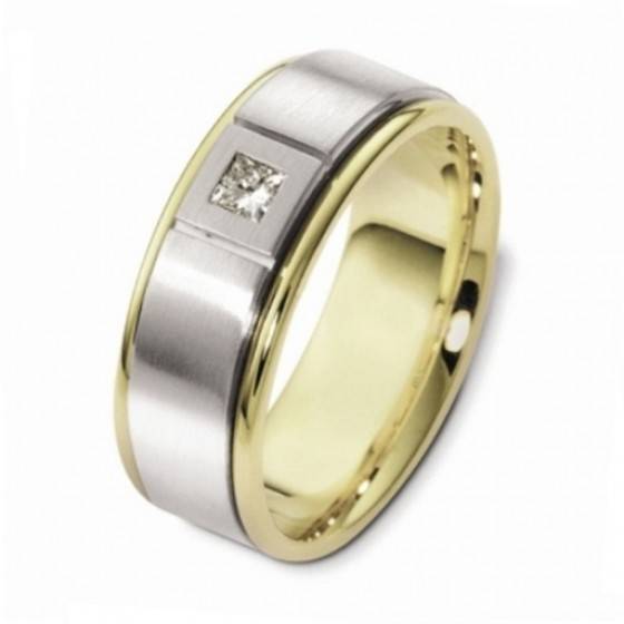 Men's diamond set wedding ring