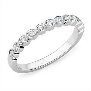 Mazzone brilliant cut diamond wedding ring