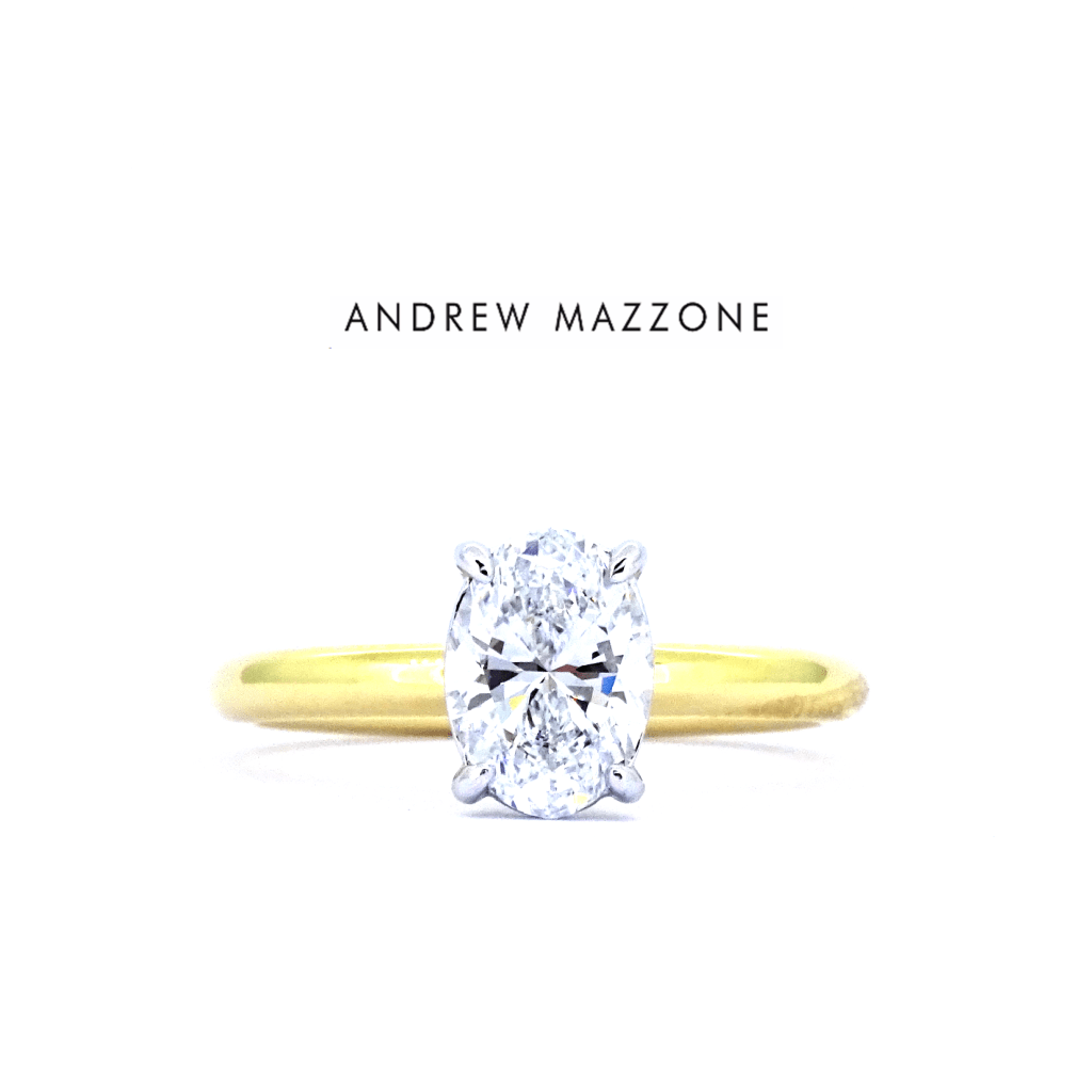 Andrew Mazzone Oval Diamond Engagement Ring